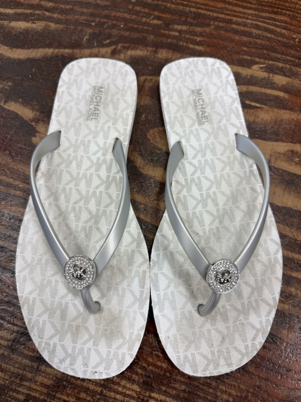 MICHAEL Michael Kors Bedford Logo Flip-Flops